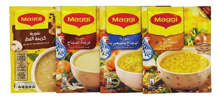 Maggi Instant Soup Sachets Assorted Flavors image 1