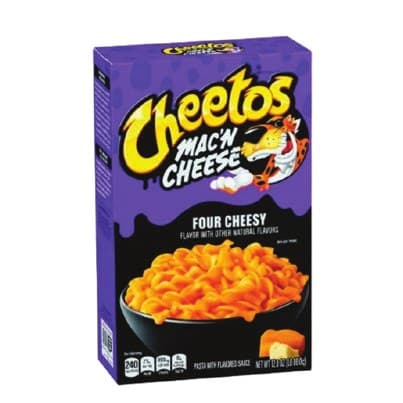 Cheetos Mac'N Cheese Four Cheesy Pasta with Flavored Sauce