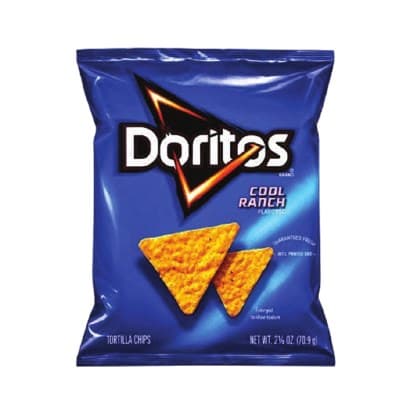 Doritos Cool Ranch Tortilla Chips 70.9g