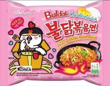 Samyang Buldak Carbonara Hot Chicken Flavor Ramen 130g image 1