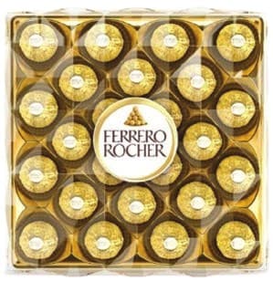 Ferrero Rocher Hazelnut Chocolate Confections Gift Box image 1