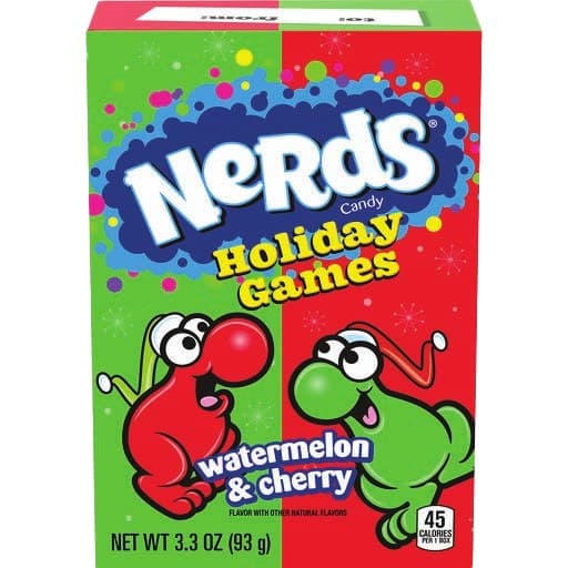Nerds Holiday Games Candy Watermelon & Cherry 93g