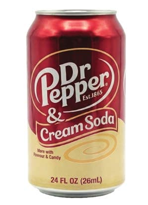 Dr Pepper & Cream Soda Can 355ml