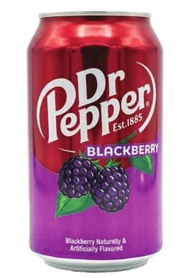 Dr Pepper Blackberry Soda Can 355ml