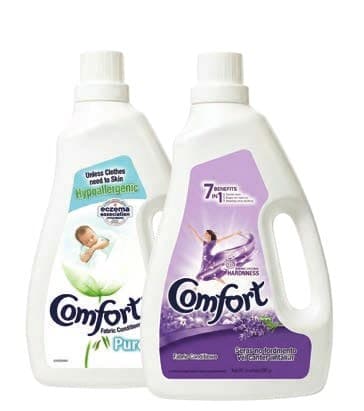Comfort Fabric Conditioner Pure & Lavender Bottles image 1