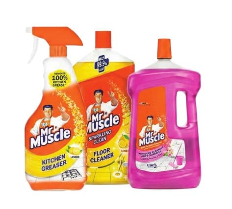 Mr Muscle Household Cleaners Assorted (Kitchen, Floor, All-Purpose) image 1